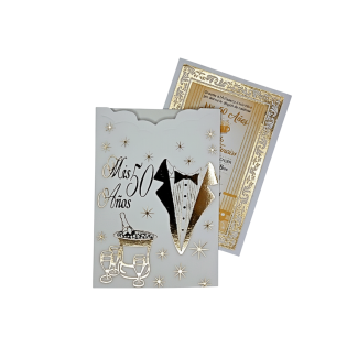 Invitación Sobres Faja Esmoquin