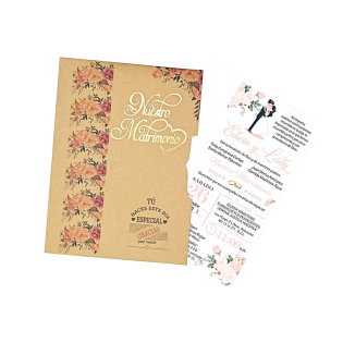 Matrimonio Floral Kraft